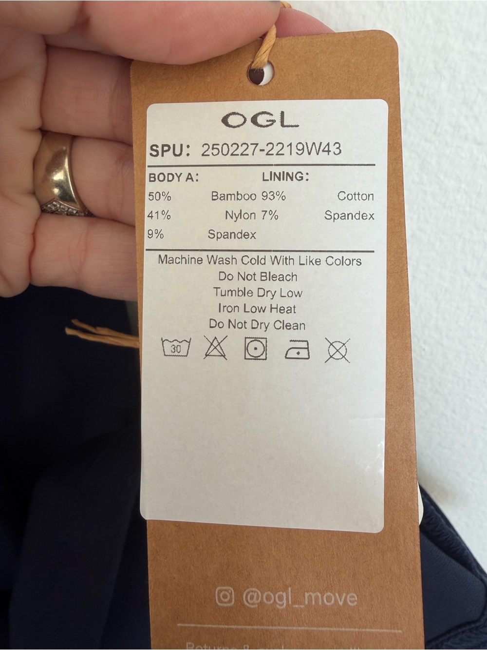 OGL Classic Navy Sleeveless A-Line Dress - Picture 4 of 5